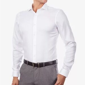 Calvin Klein Men's Steel+ Slim-Fit Non-Iron Stretch Performance Dress Shirt